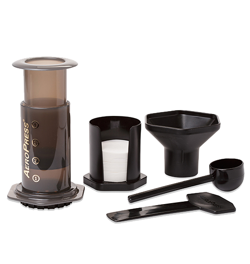 Aero Press Coffee Maker and tools from Wonderstate Coffee