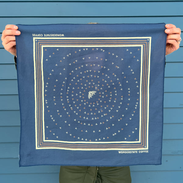 Indigo Fields Kerchief